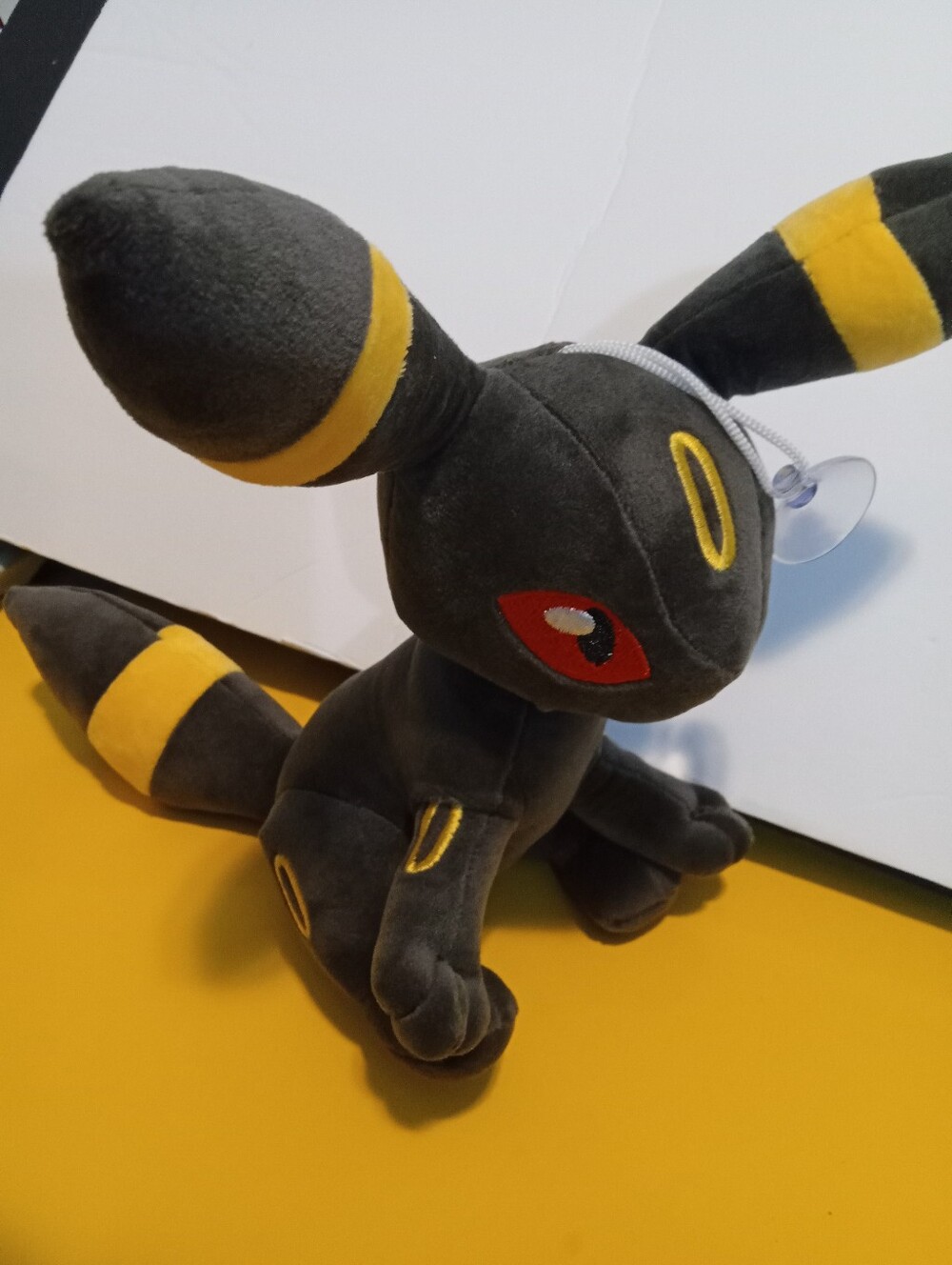 Umbreon-Inspired Plush Toy in Black and Yellow - Kids Toy